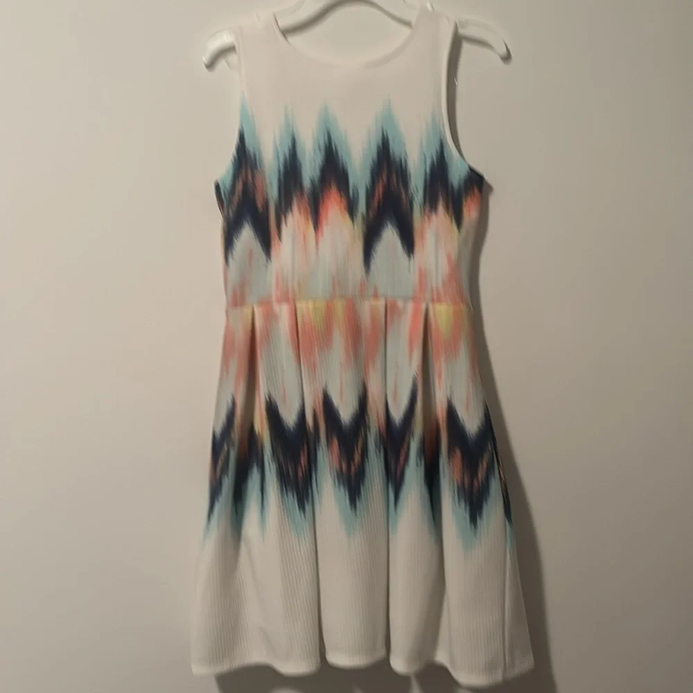 Knit Works size 14 girls dress. Multi colored